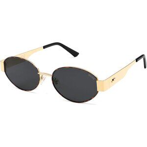 Fashion-Forward Tortoise Oval Sunglasses for Women | UV400 Protection Included
